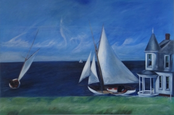 THE LEE SHORE - Kopie nach Edward Hopper