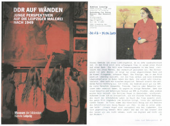 2017 Artikel von Besuchern der Ausstellung im MdbK Leipzig